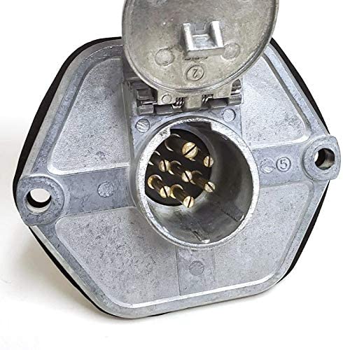 ENCHUFE HEMBRA HEXAGONAL 7 LINEAS CON BRACKET