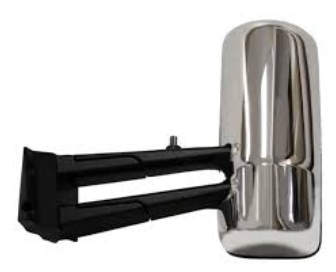 ESPEJO COMPLETO CROMADO CHOF. T680 2018+ 