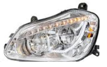FARO LED CROMADO CHOF. KENWORTH T680  