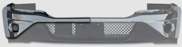 CENTRO DE DEFENSA CROMADO PARA KENWORTH T680  2022+