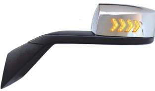 ESPEJO DE COFRE C/ DIRECCIONAL FLECHAS CROMADO CHOF. VN/VNL 2004-2017 