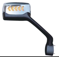 ESPEJO DE COFRE C/ DIRECCIONAL FLECHAS CROMADO PAX.  KENWORTH T680/T880 2013+ 