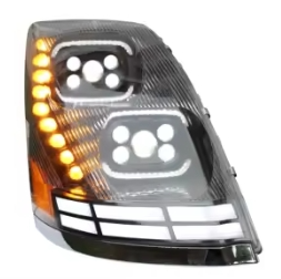 [PALO10193] FARO LED NEGRO CHOF. VNL/VHL 2004-2015  
