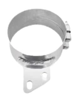 [PALO10347] ABRAZADERA DE ESCAPE CON SOPORTE EN ANGULO PARA 5" 